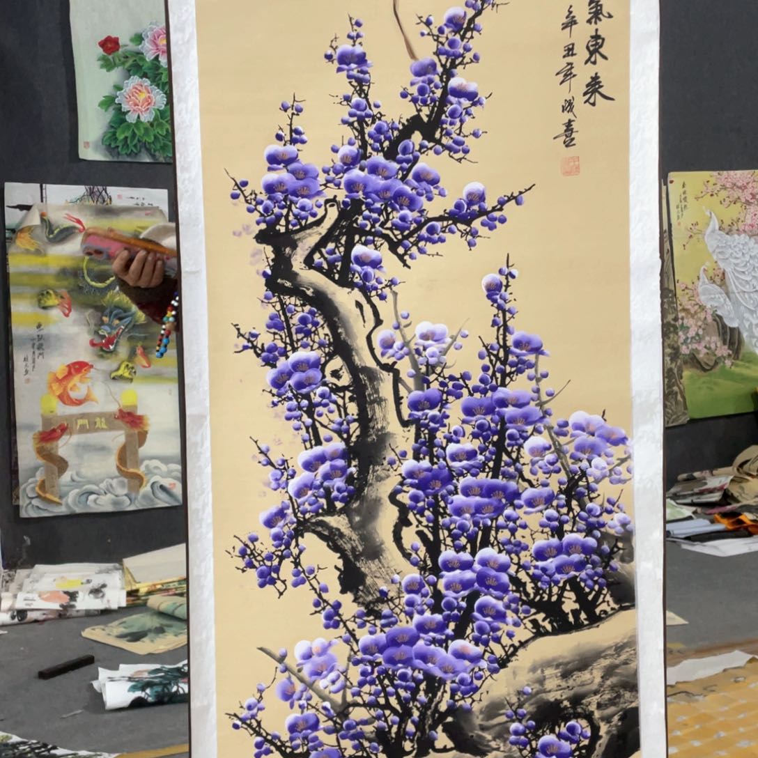 国画国画作品画心一张