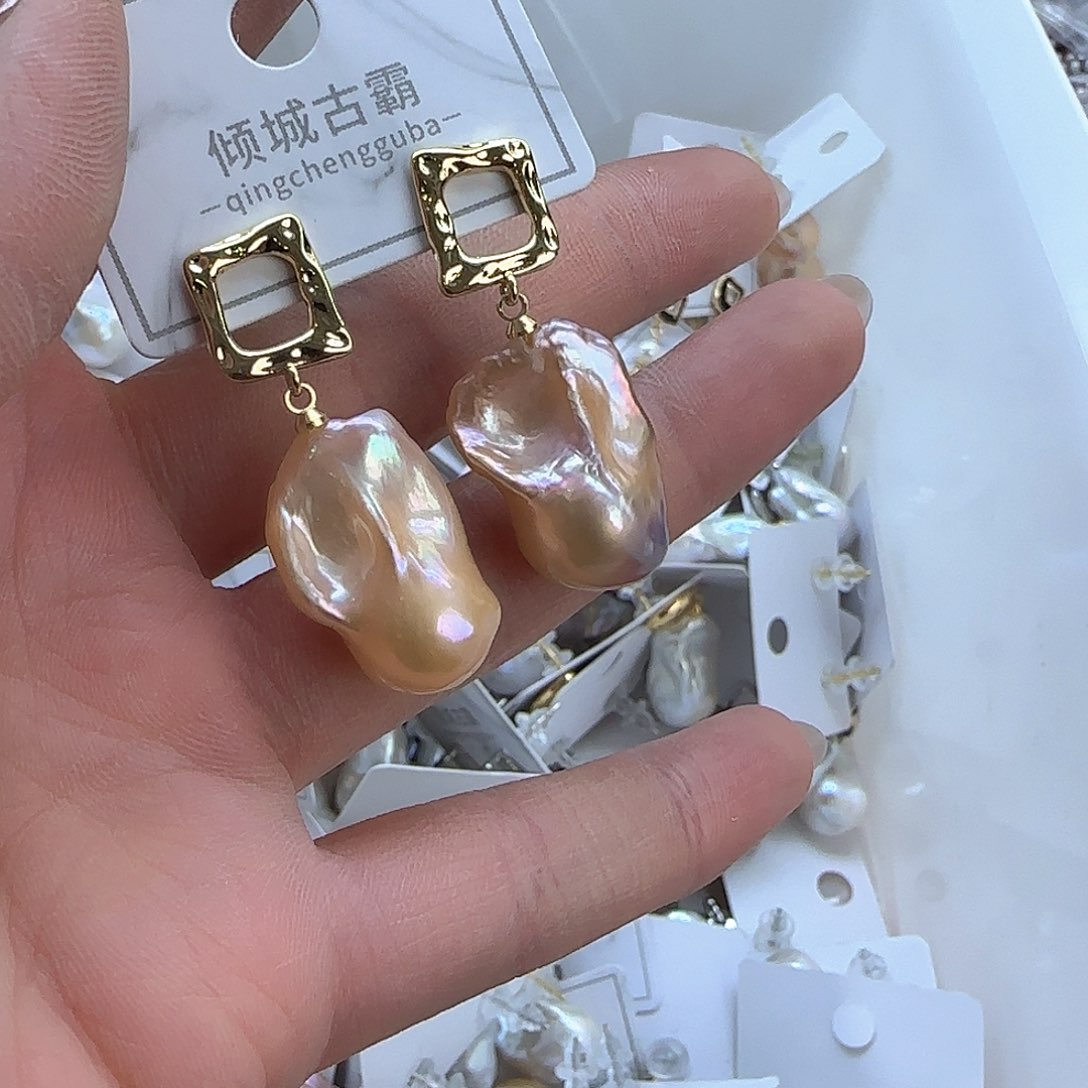 银S925镶嵌项链定制463淡水珍珠步*