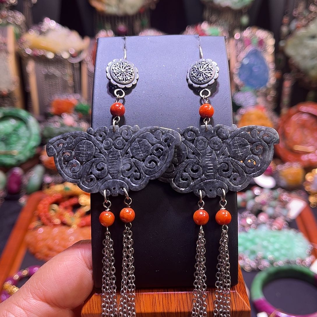 翡翠未镶嵌耳饰特价福利