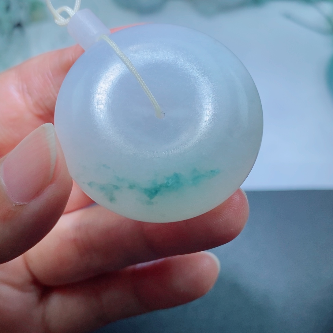 定制翡翠未镶嵌毛货吊坠