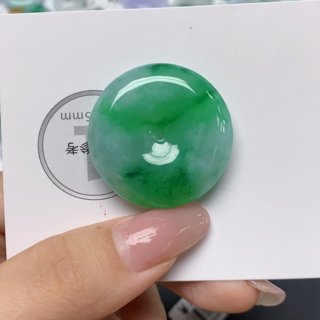 颈饰未镶嵌翡翠天然缅甸a货翡翠百元以上9元证书费自理