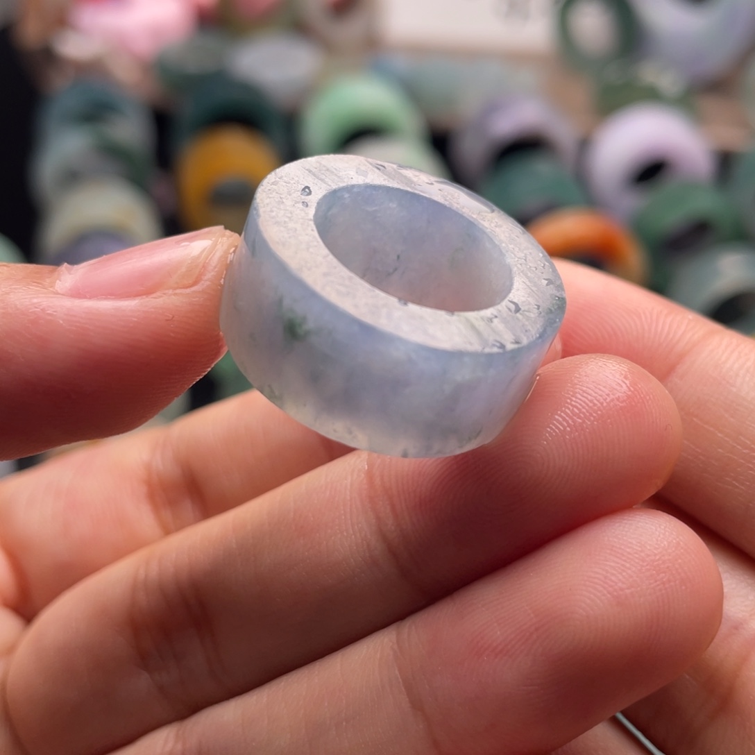 定制翡翠未镶嵌  冰春彩