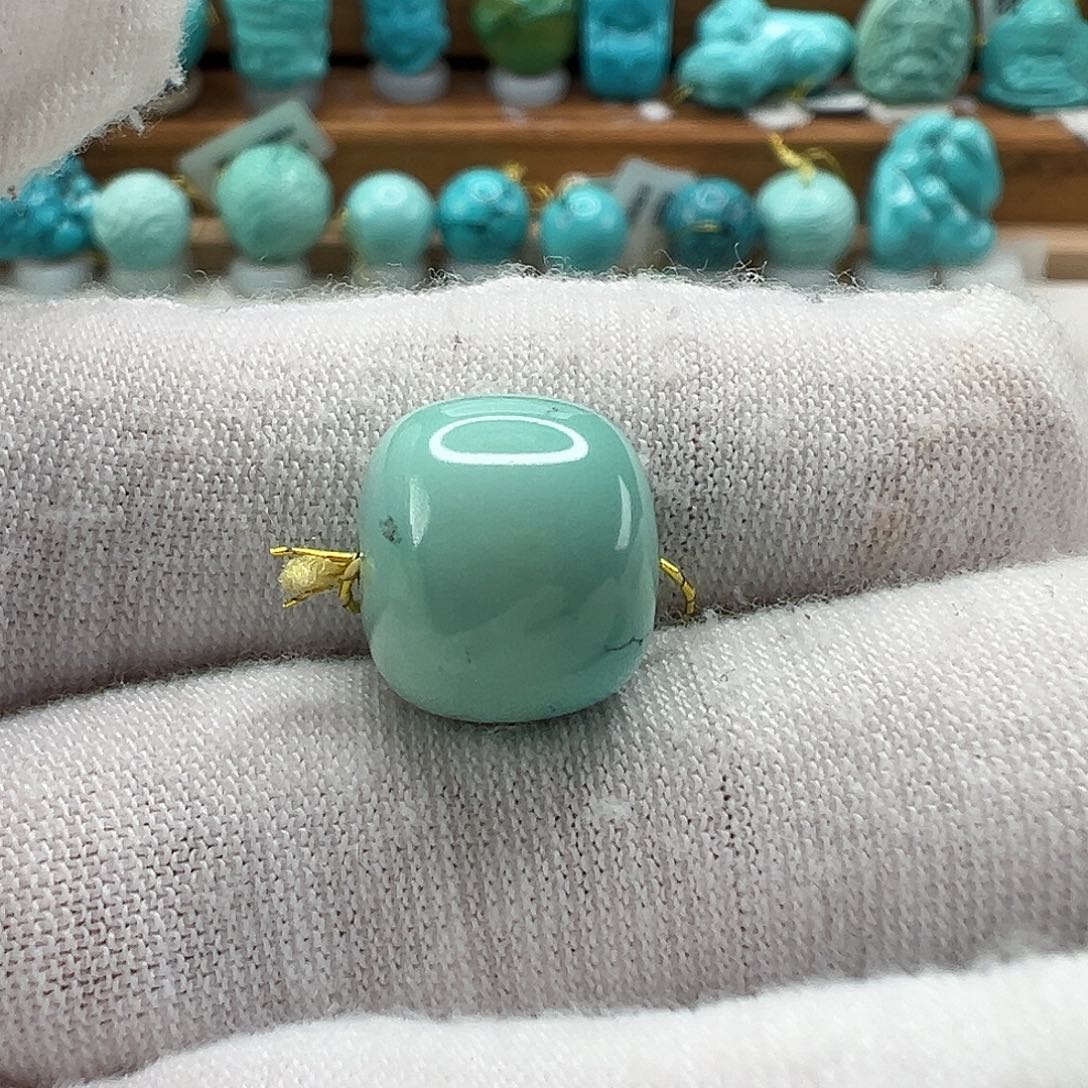 绿松石老型珠 未镶嵌