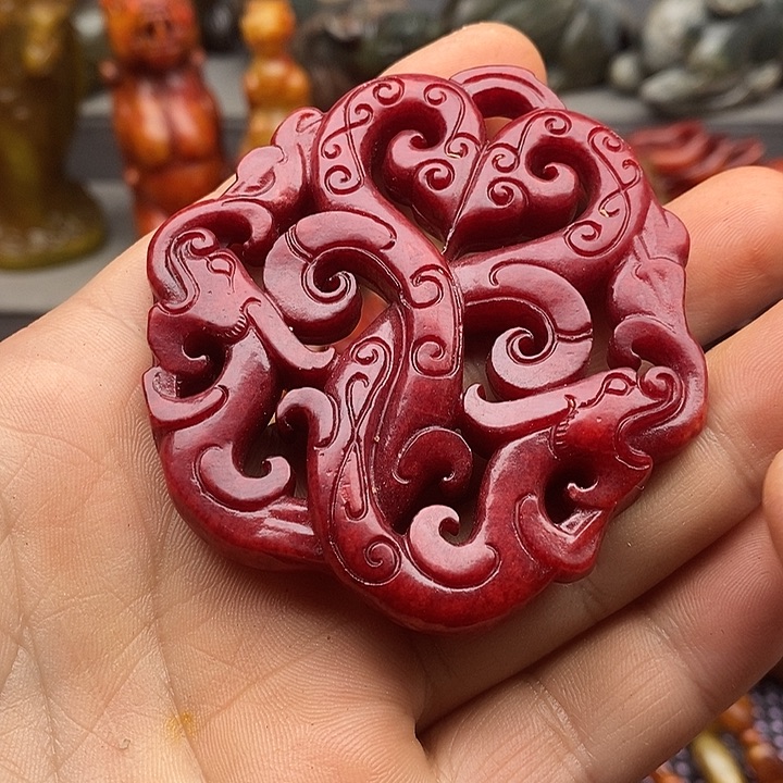 未镶嵌蛇纹石玉颈饰