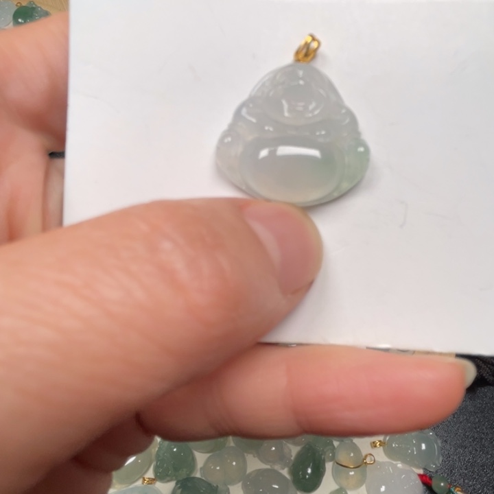 翡翠未镶嵌吊坠(不含链)翡翠