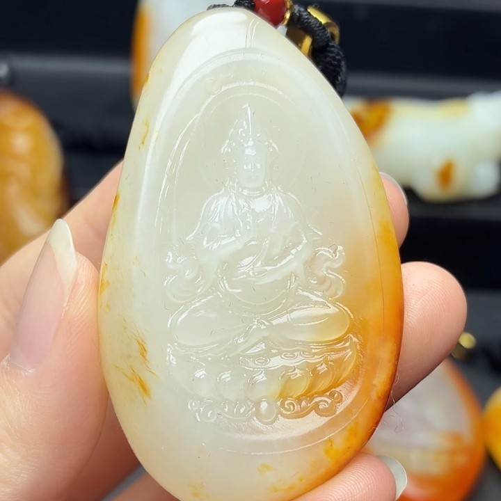 和田玉玉石挂件N1123拍一发一