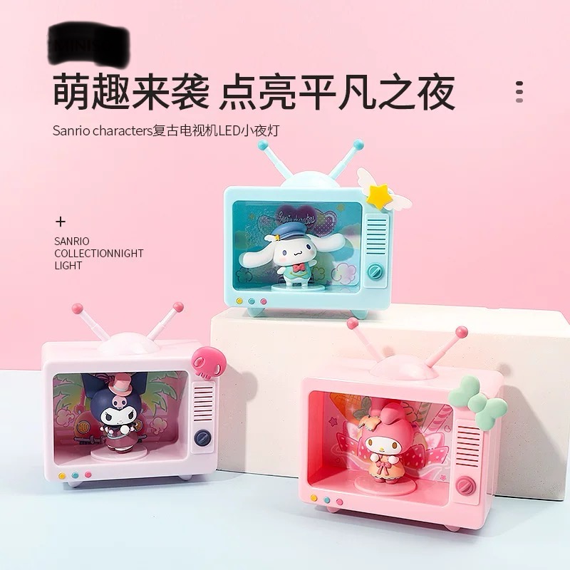 正版三丽鸥露比电视机小夜灯