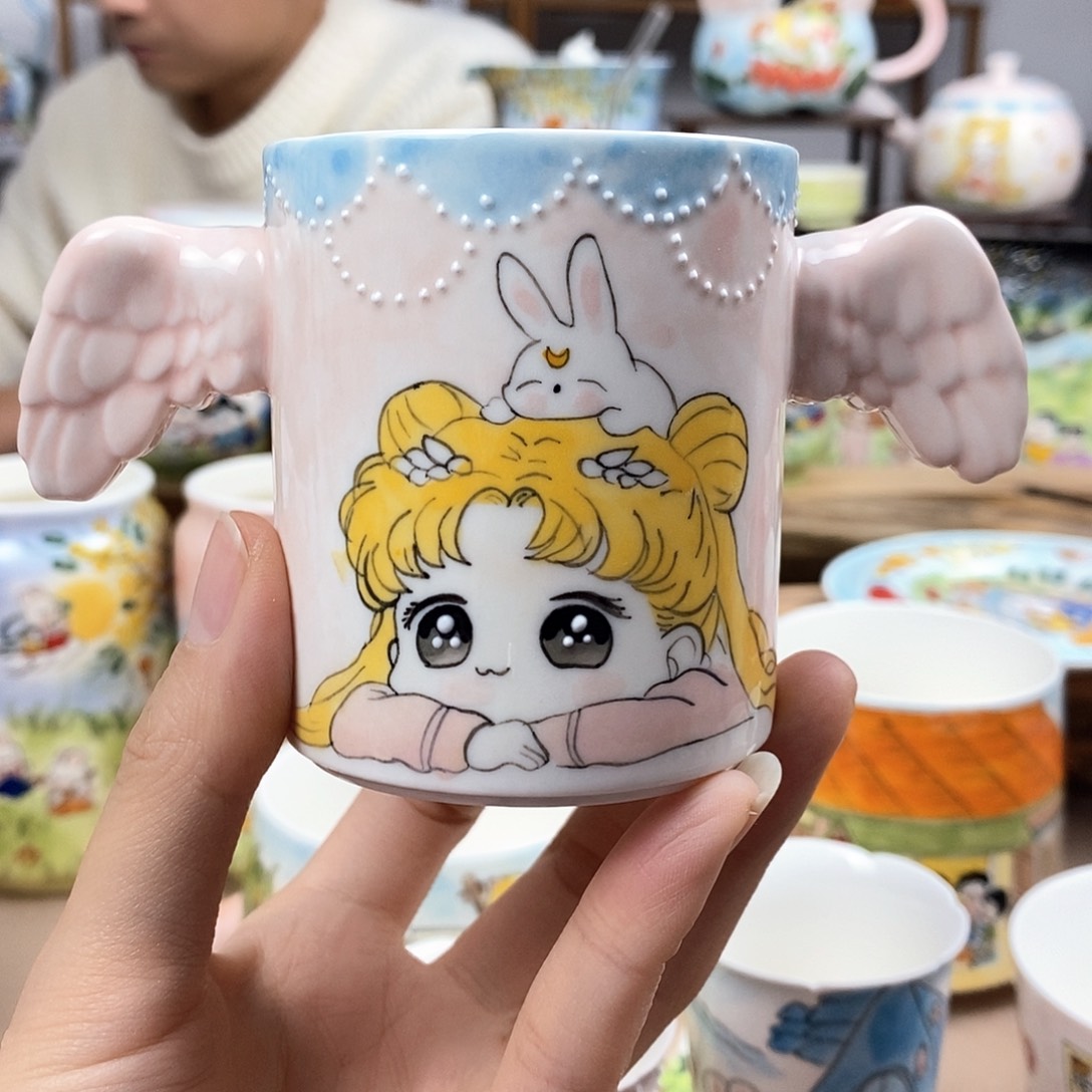 杯景德镇陶瓷高温瓷