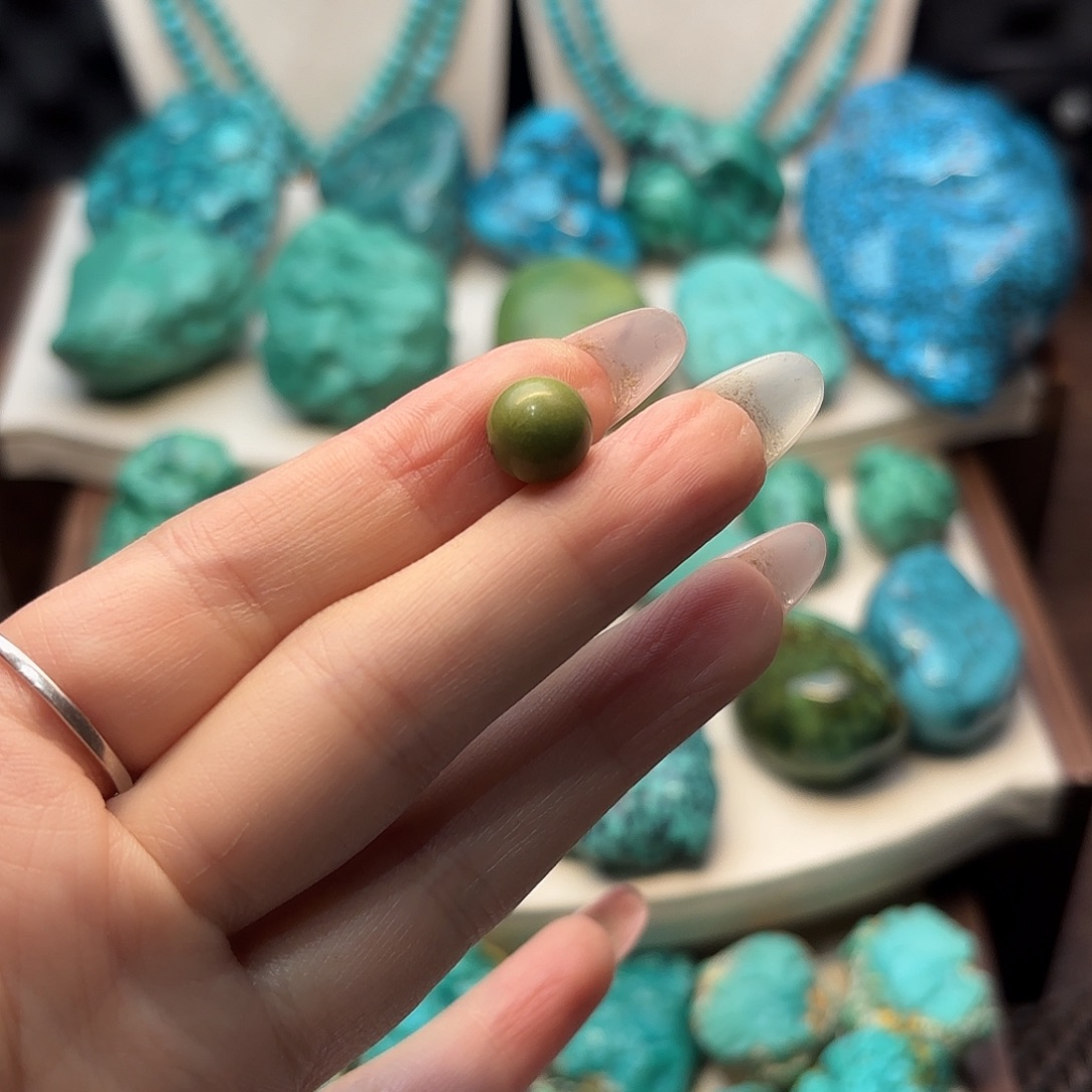 绿松石未镶嵌绿松石老型