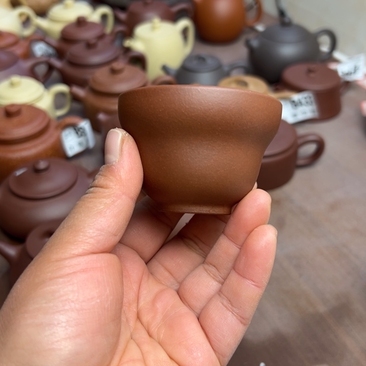 紫砂茶壶紫泥70cc主人杯拍一发二