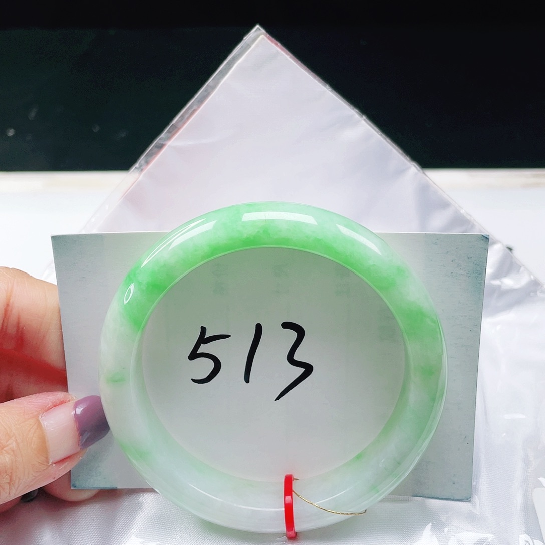 翡翠未镶嵌手镯缅甸翡翠56