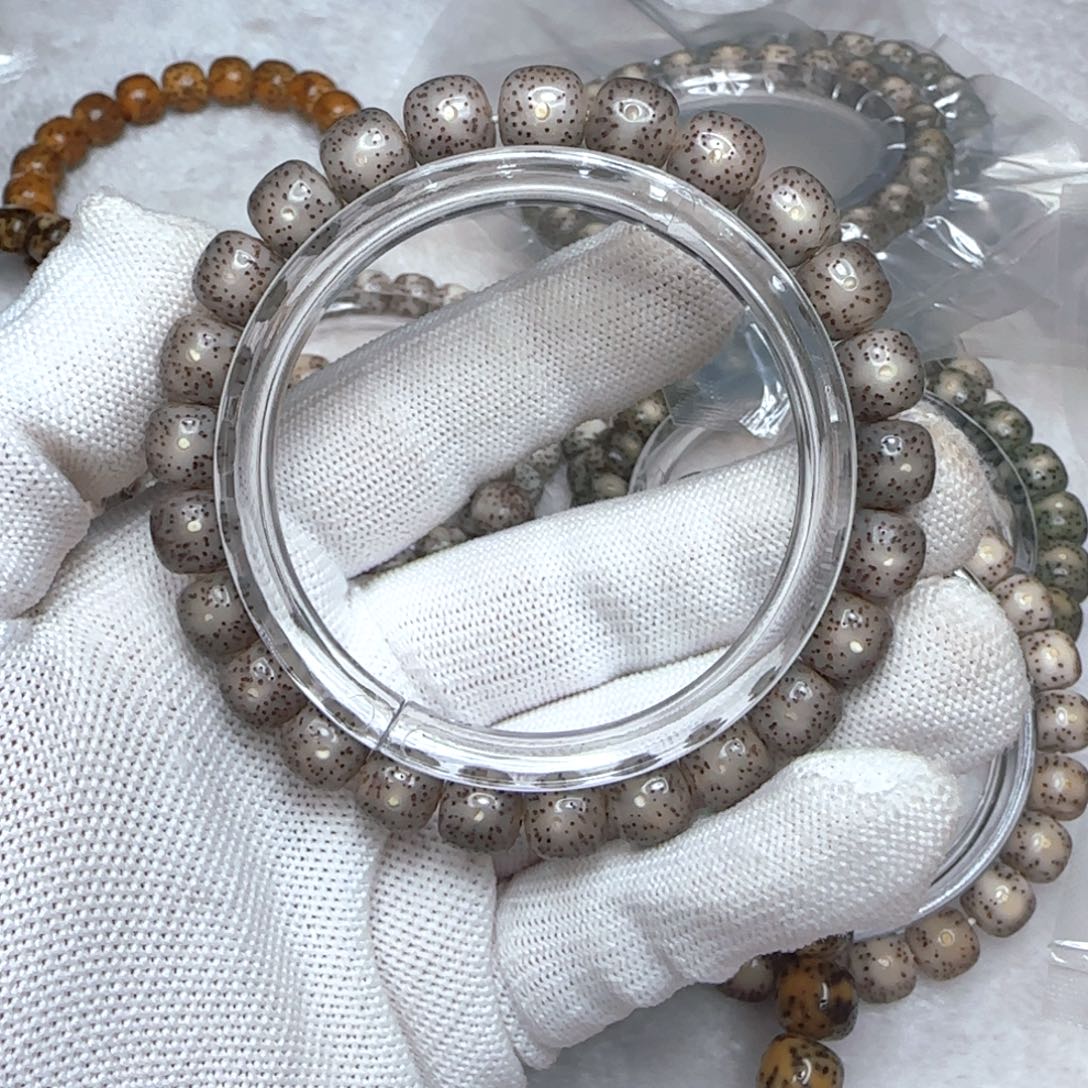 星月菩提手串6号黑冰糖9左右