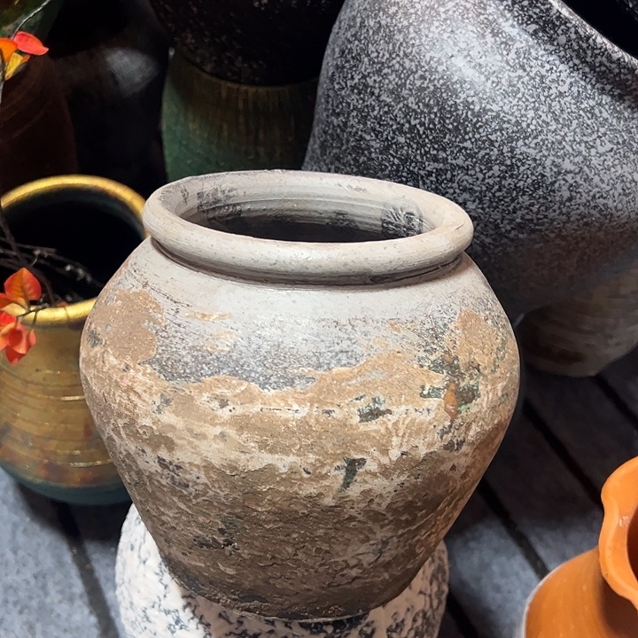 做旧小盆高15口13默认打孔