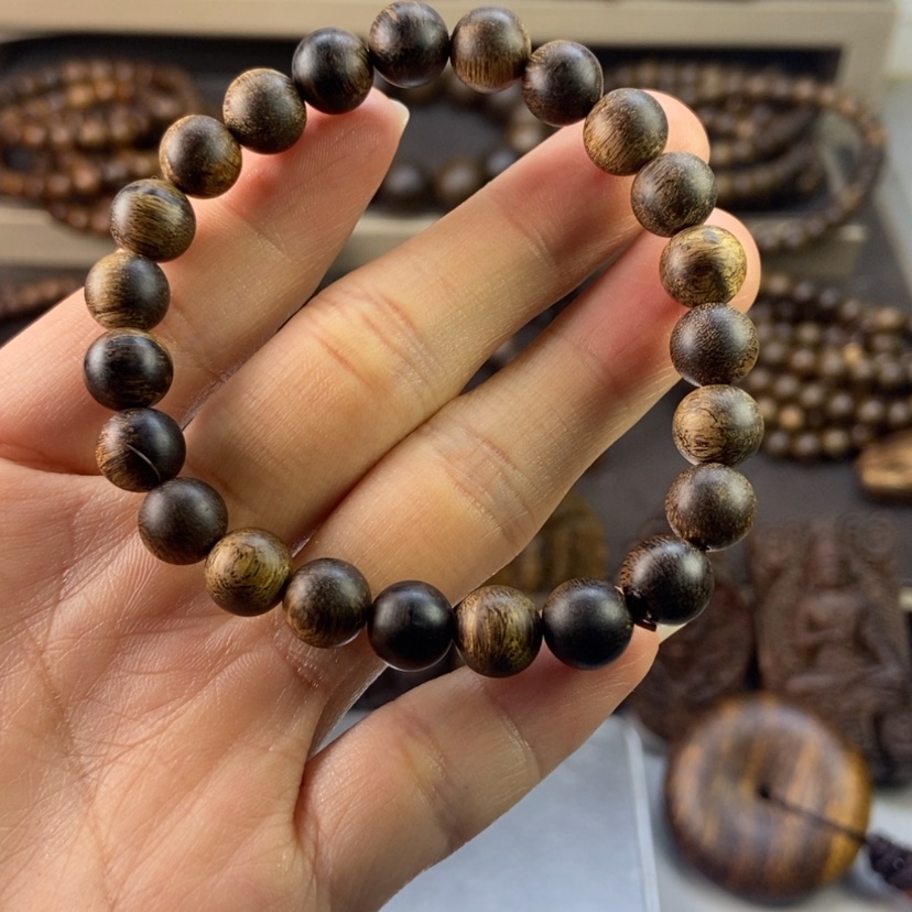 【闪购商品】手串沉香沈*燥越南芽庄留疤白棋