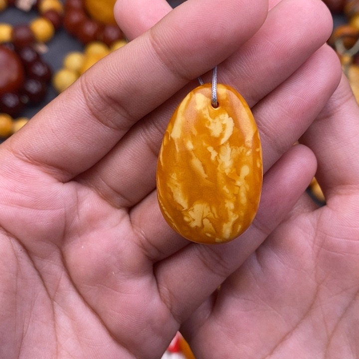 琥珀未镶嵌裸石蜜蜡L