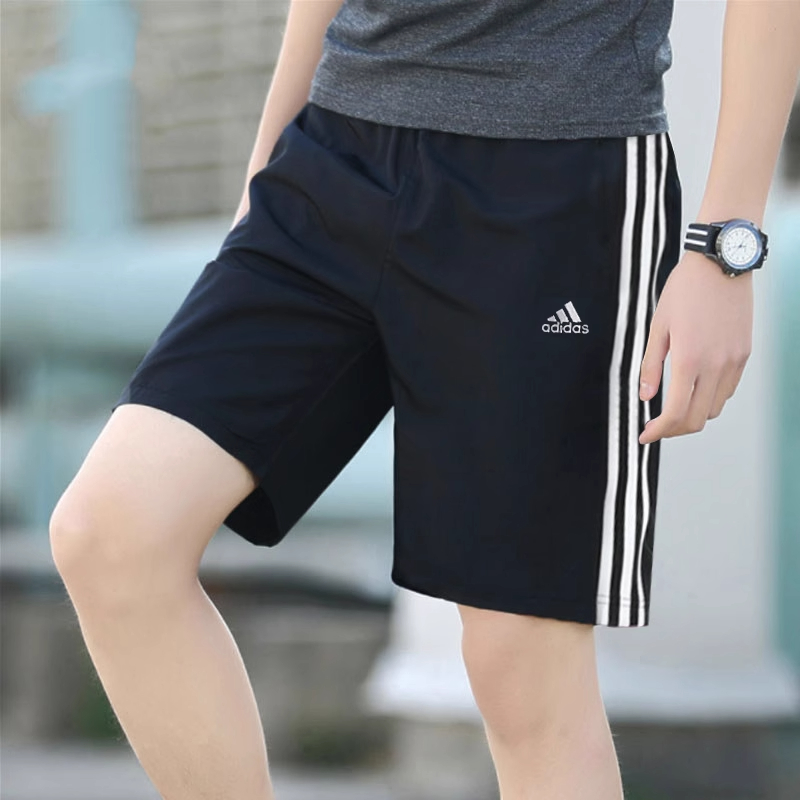 adidas阿迪达斯运动短裤男夏季新款跑步篮球梭织速干五分裤IC1484