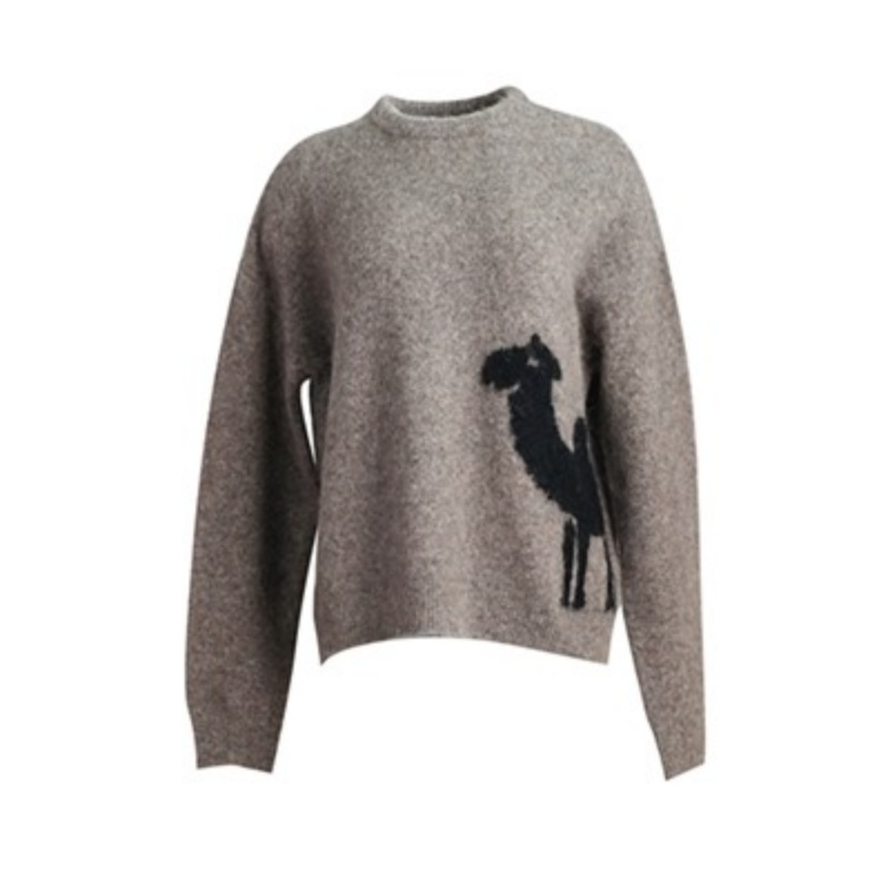 【直播专享】时尚百搭羊驼毛套头衫 D447919