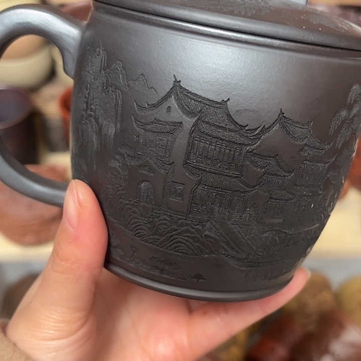 茶杯紫砂宜兴紫砂茶具正品