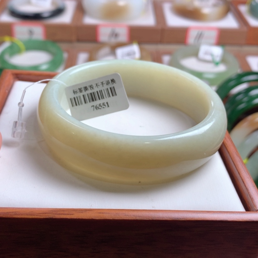 【闪购商品】和田玉手镯未镶嵌58.2