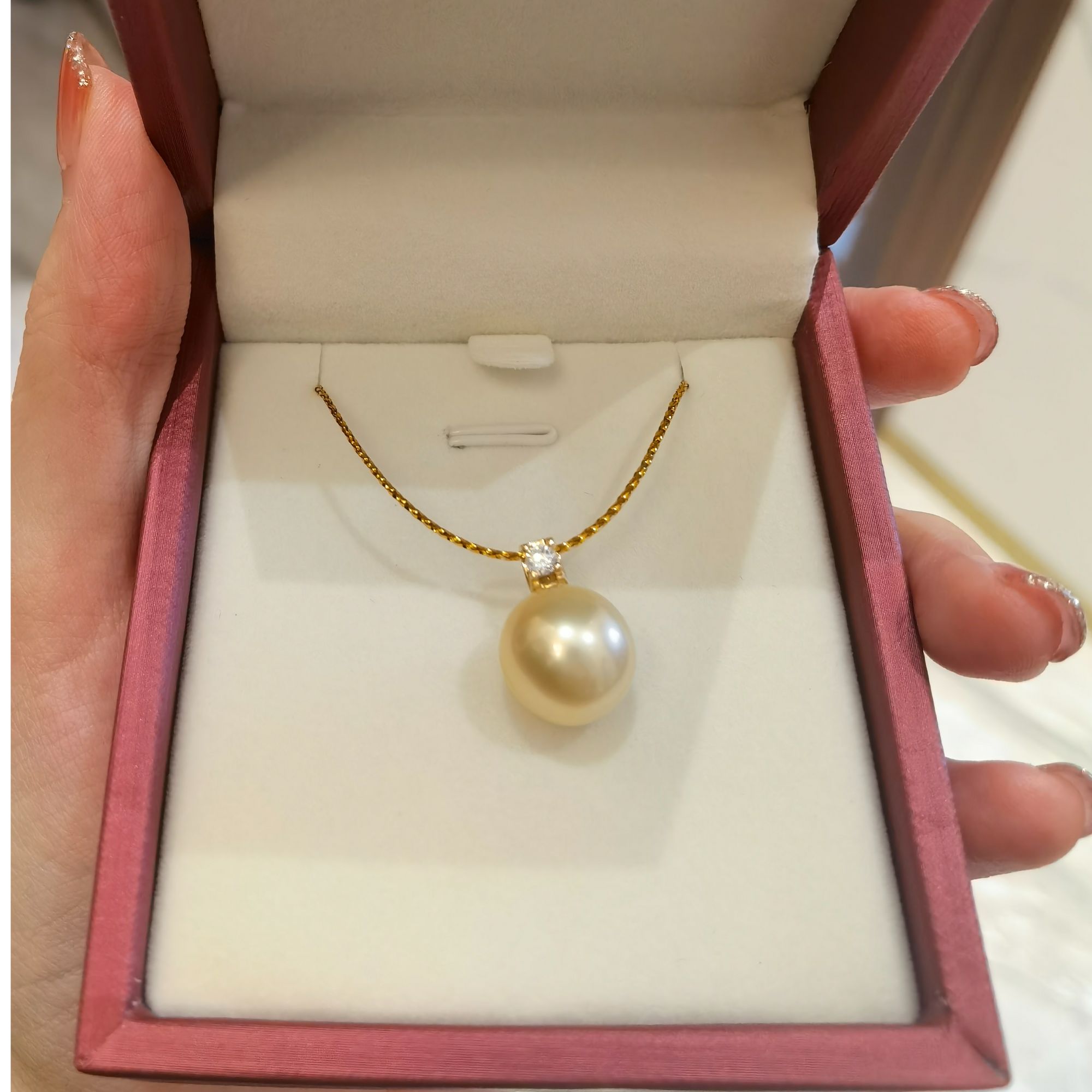 【宝妈珠宝精选】BMP00004南洋金珠12-13