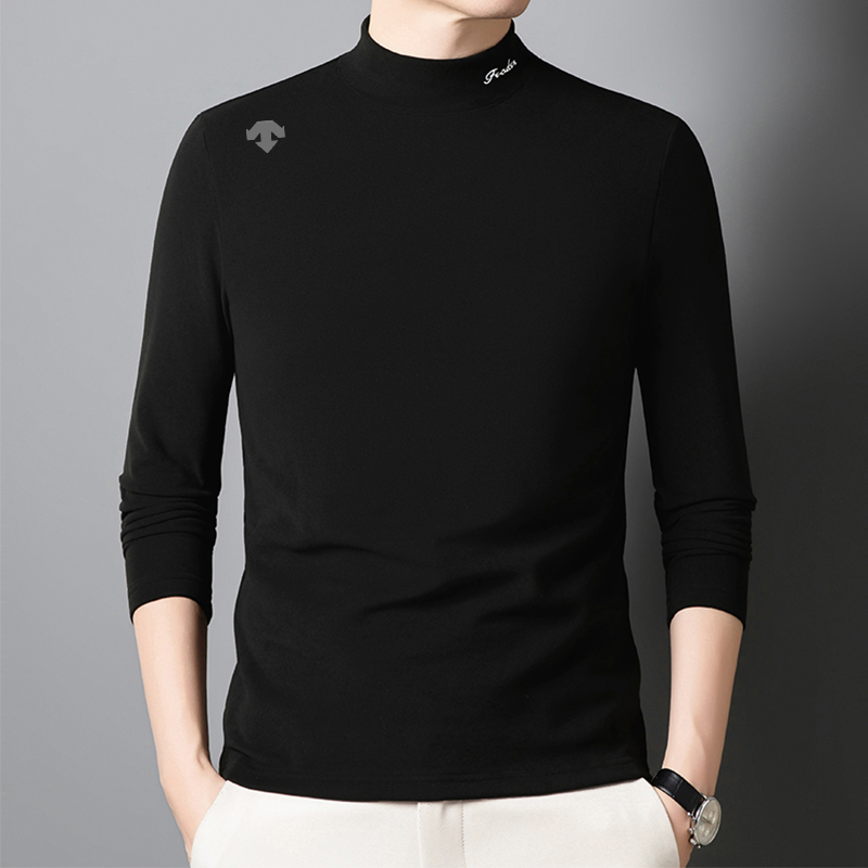 奥莱撤柜 迪桑家户外秋冬季男士卫衣半高领休闲运动打底衫