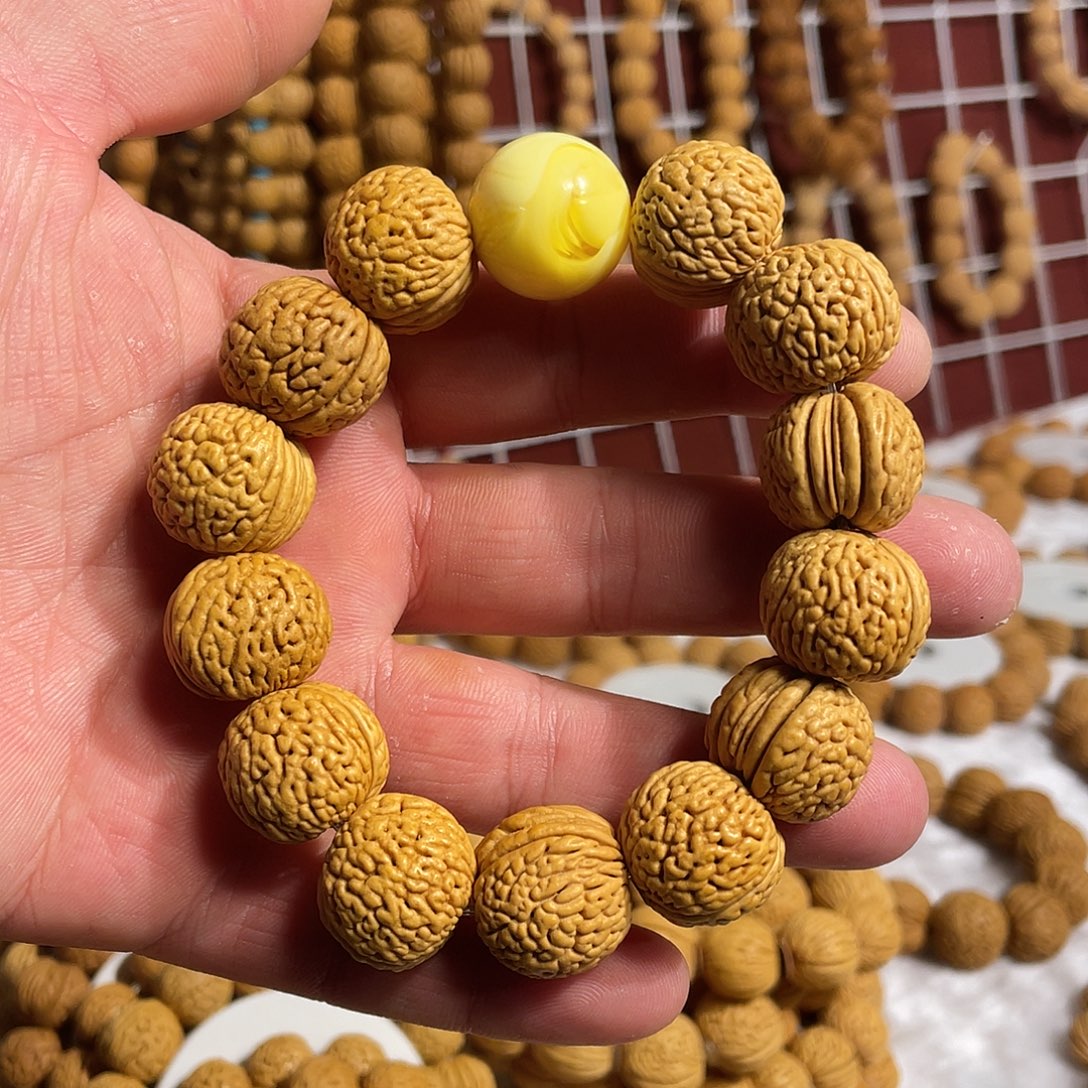 桃核手串不退不换