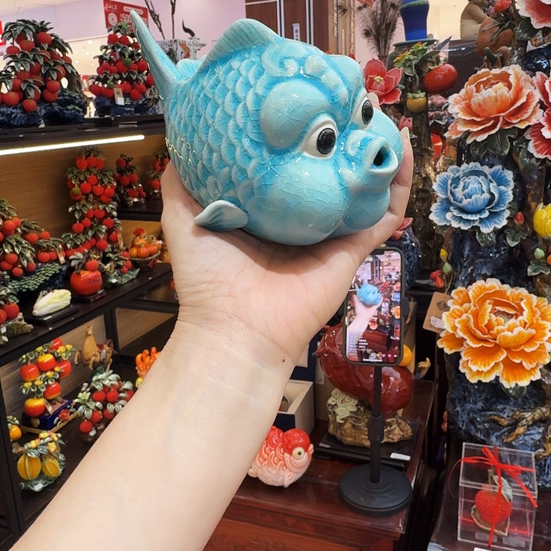 陶瓷年年有鱼精品