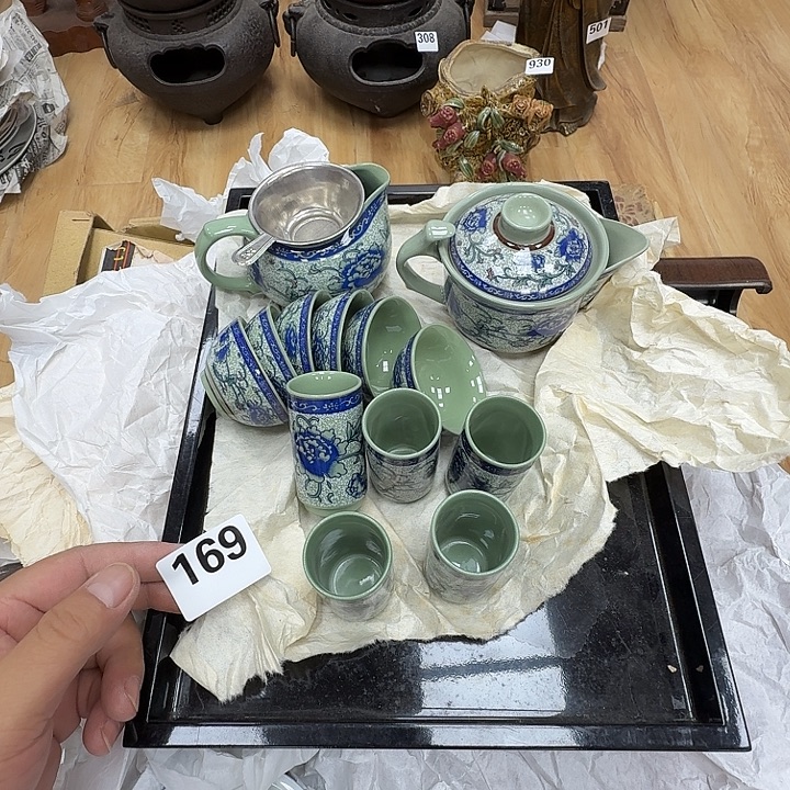 瓷片工艺品摆件瓷器摆件正能量
