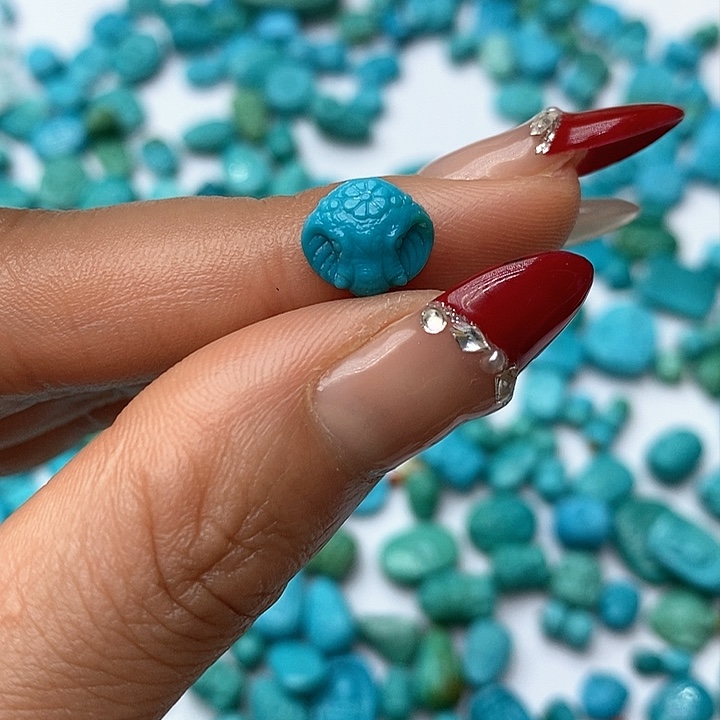 绿松石珠宝奇石未镶嵌