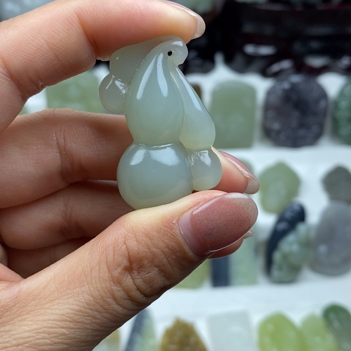 和田玉未镶嵌颈饰15