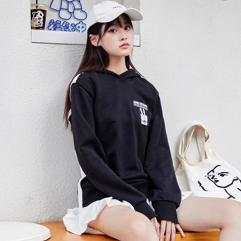 adidas/阿迪达斯三叶草当季新款女子连帽卫衣HH9449