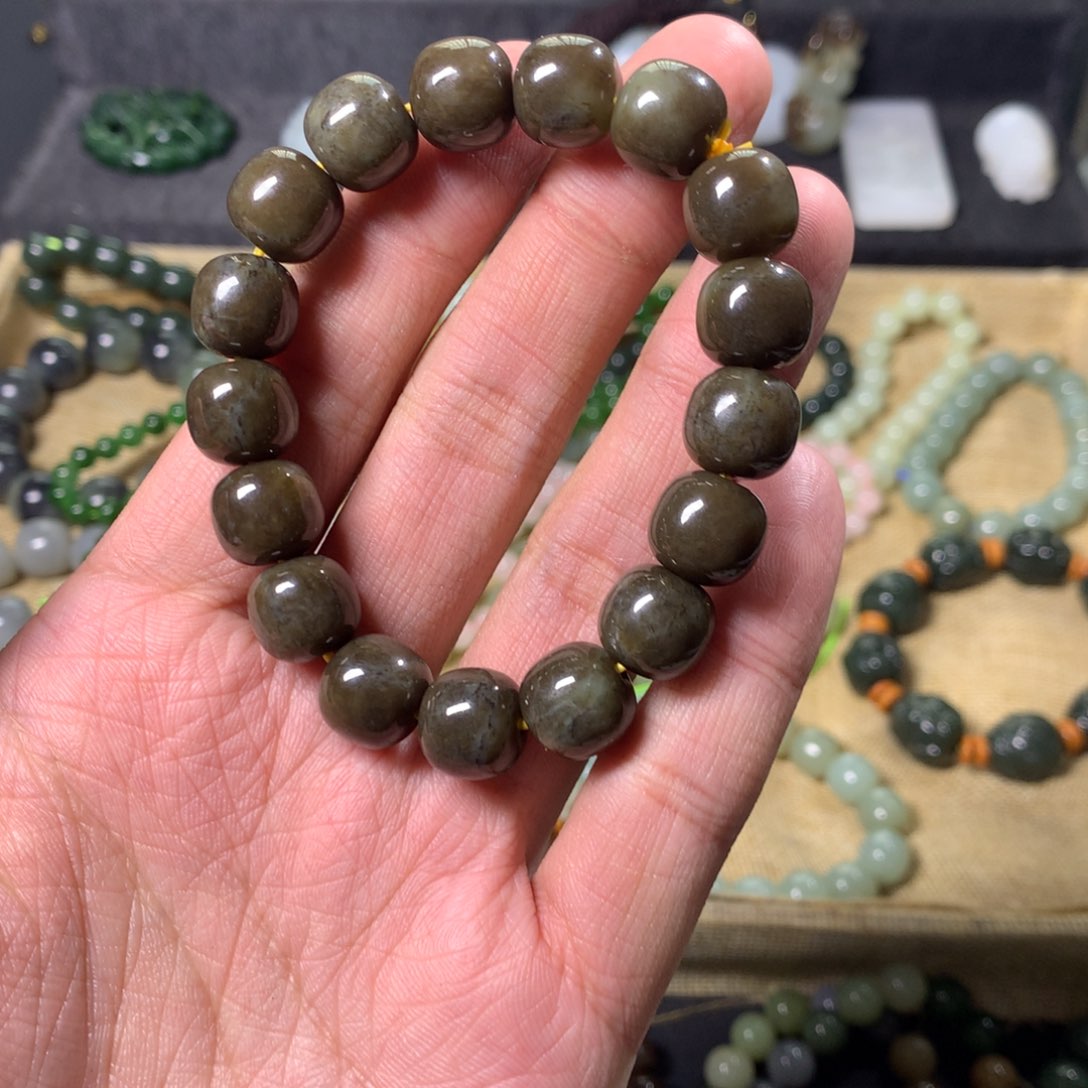 和田玉手链未镶嵌