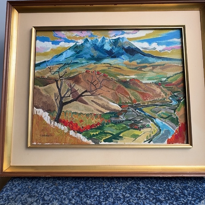 中古字画作品有磕碰瑕疵拍下看