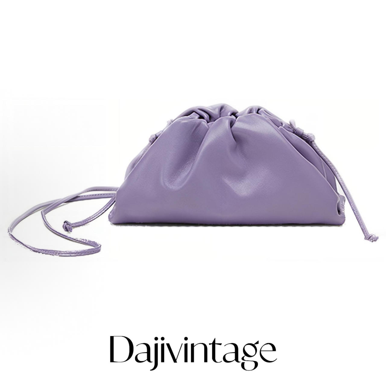 大吉中古/bv葆蝶家薰衣草紫云朵斜挎包