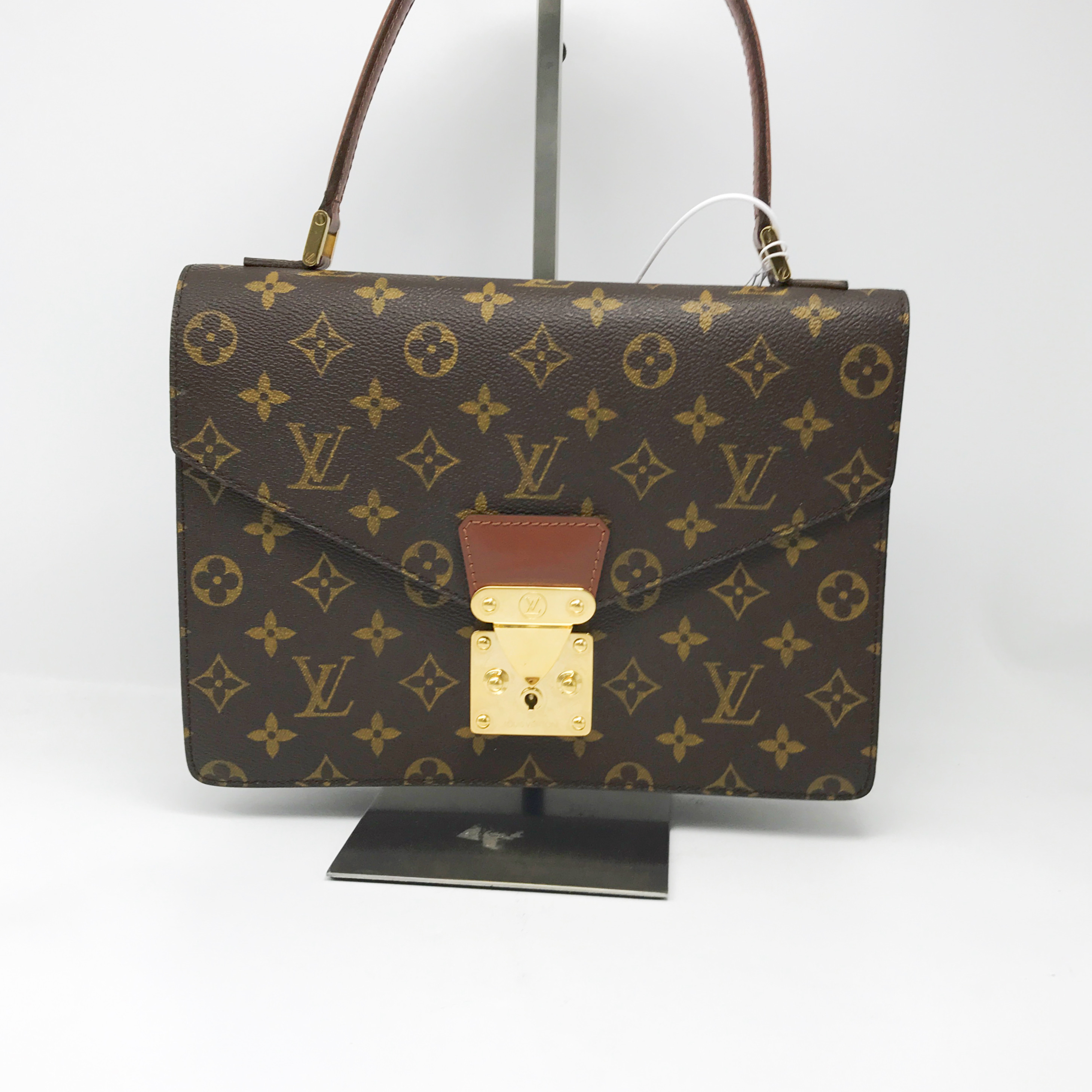 95新 LouisVuitton/路易威登 洋诚二手 LV老花手提包