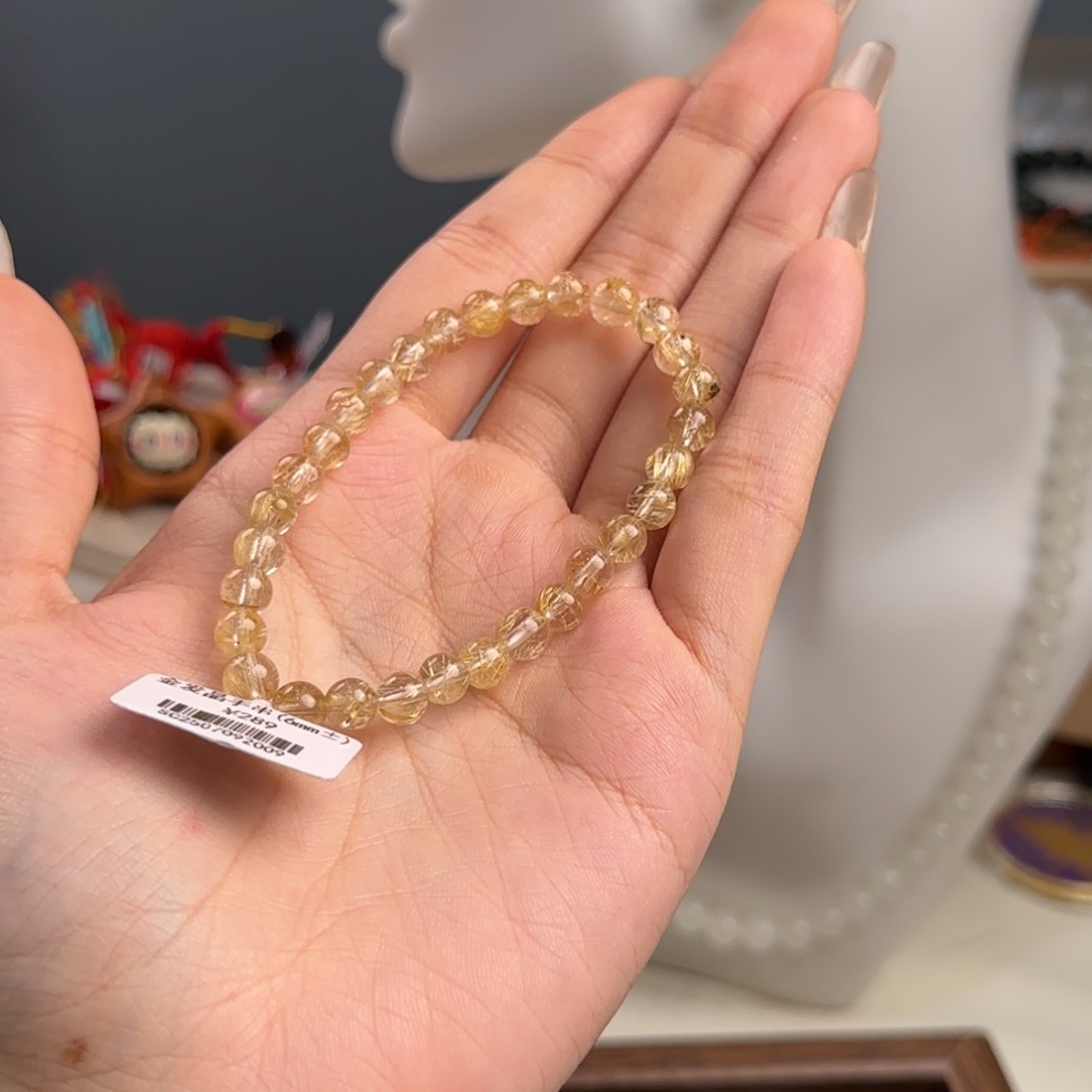 发晶手串未镶嵌猫眼发晶