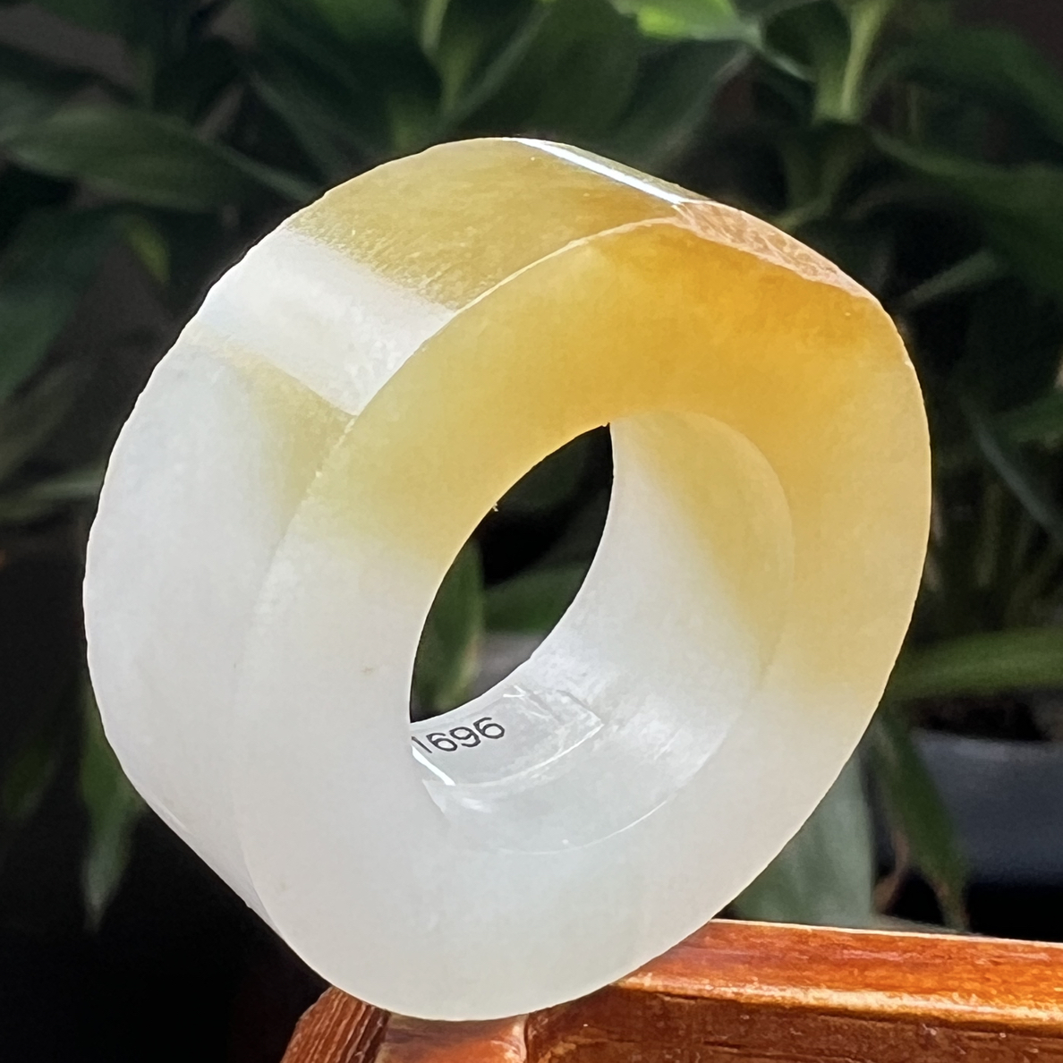 【杨玉环】天然A货翡翠戒指黄翡车轮 14-26圈口（自然光拍摄）