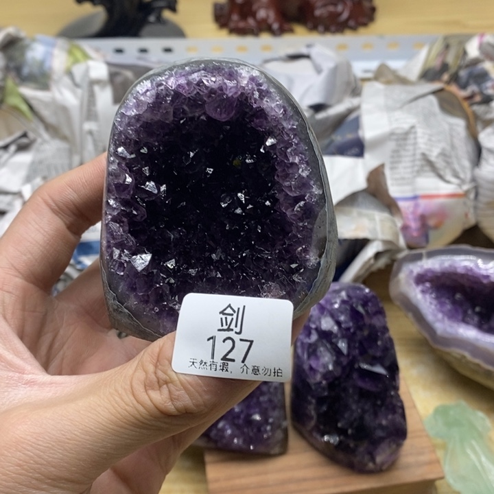 未镶嵌紫晶大型摆件（非配饰）