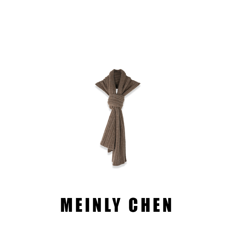 【MEINLY  CHEN】【花咖围巾】高端设计师款时尚百搭保暖冬季围巾2574