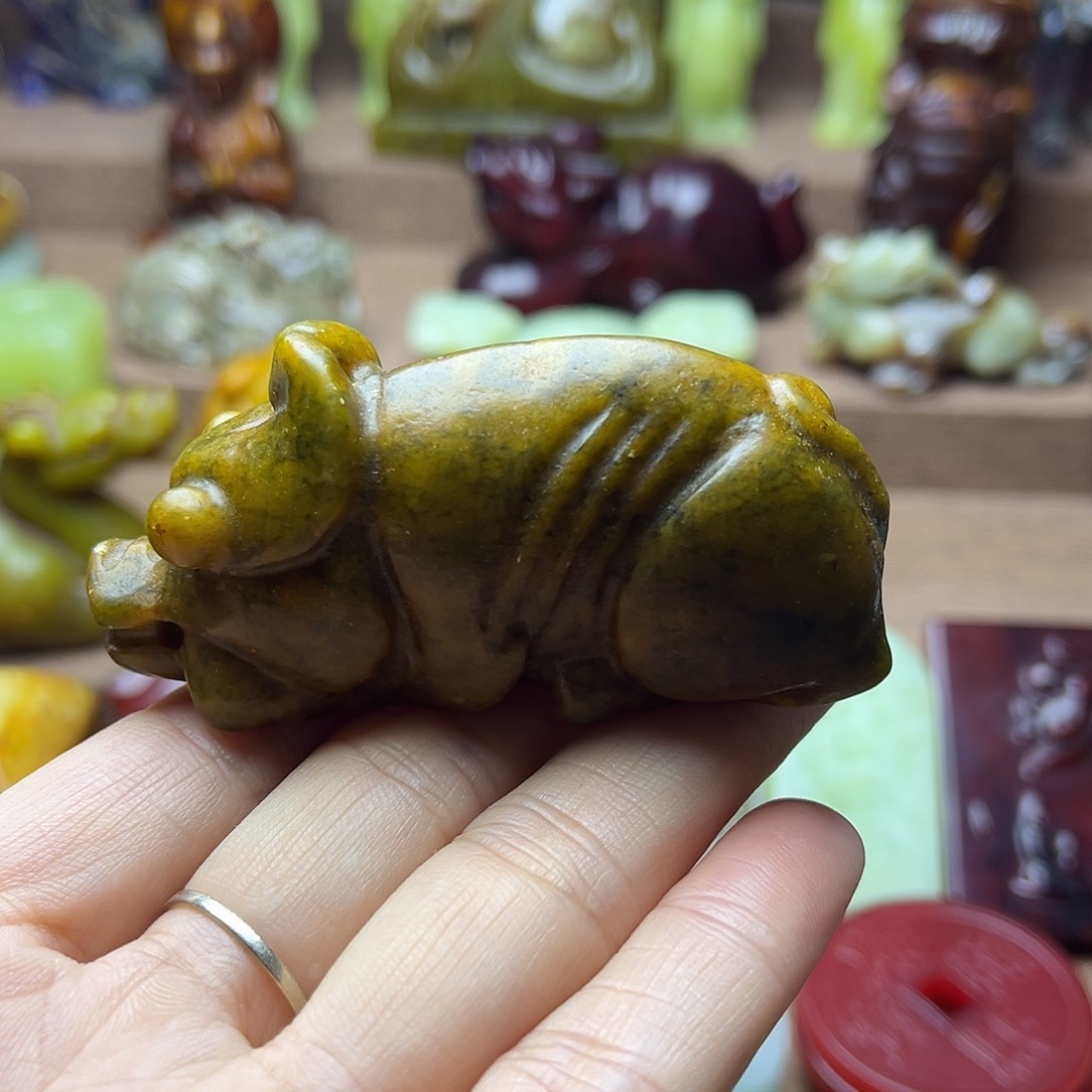 白玉菩提吊坠118。。