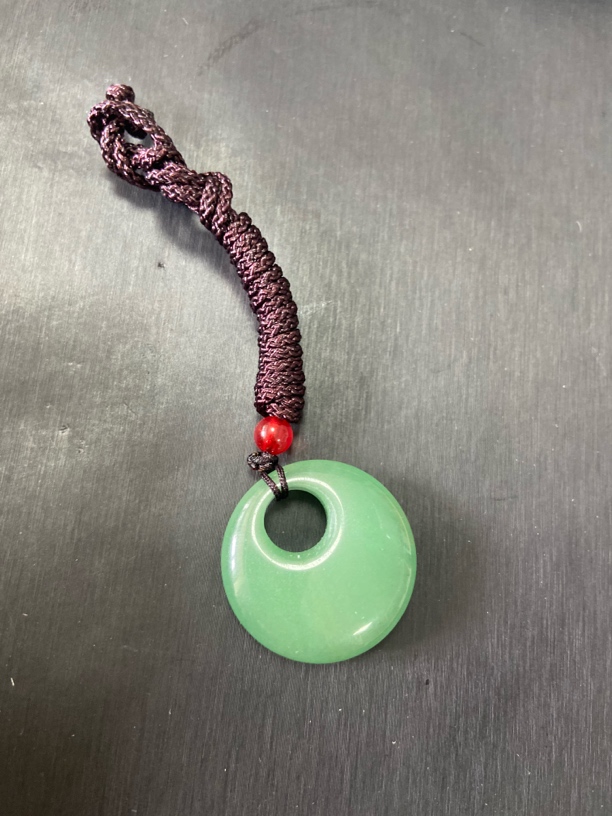 天然玉石时尚复古东陵玉平安扣颈饰