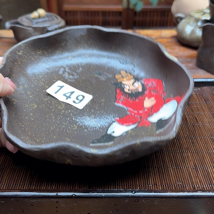 纯手工制作粗陶茶具