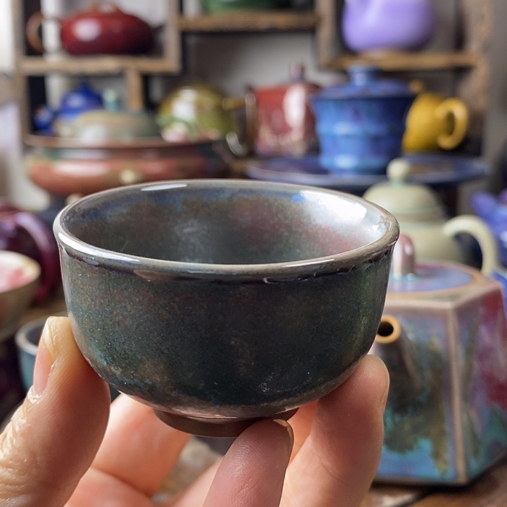 中国神后钧瓷茶具