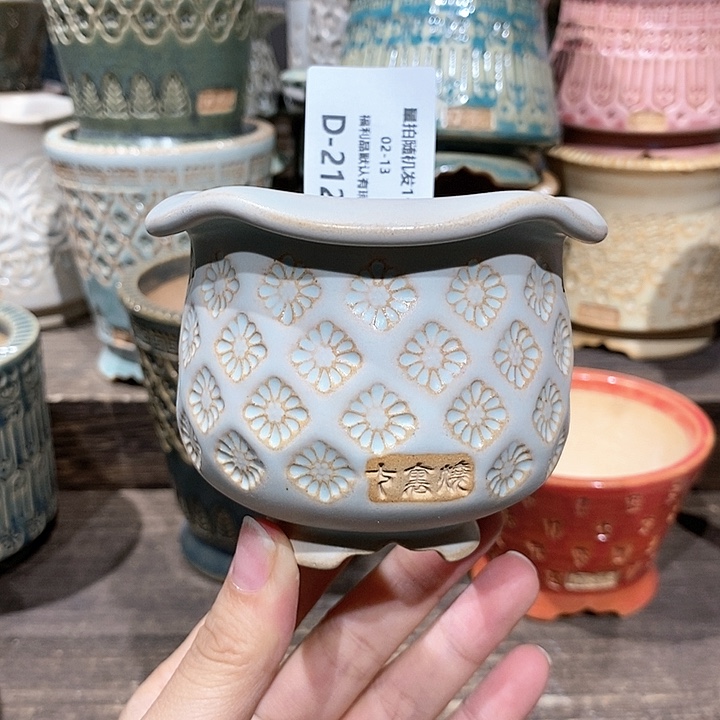 七里烧花盆2-13-212口径6