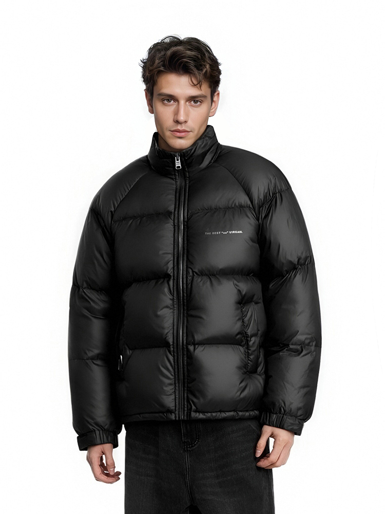 面包服休闲立领拉链款羽绒服轻便潮流男女同款时尚保暖秋冬外套