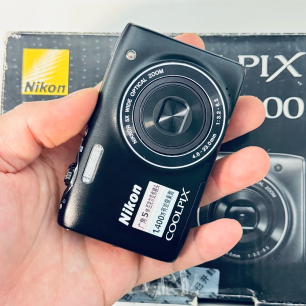 95新 Nikon/尼康 s3100原盒1400w像素5倍光变出片奶油磨皮