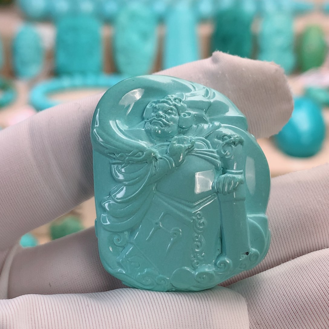 绿松石挂件未镶嵌