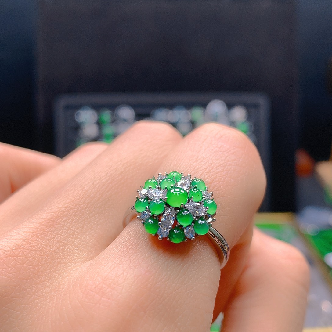 未镶嵌戒指翡翠天然翡翠