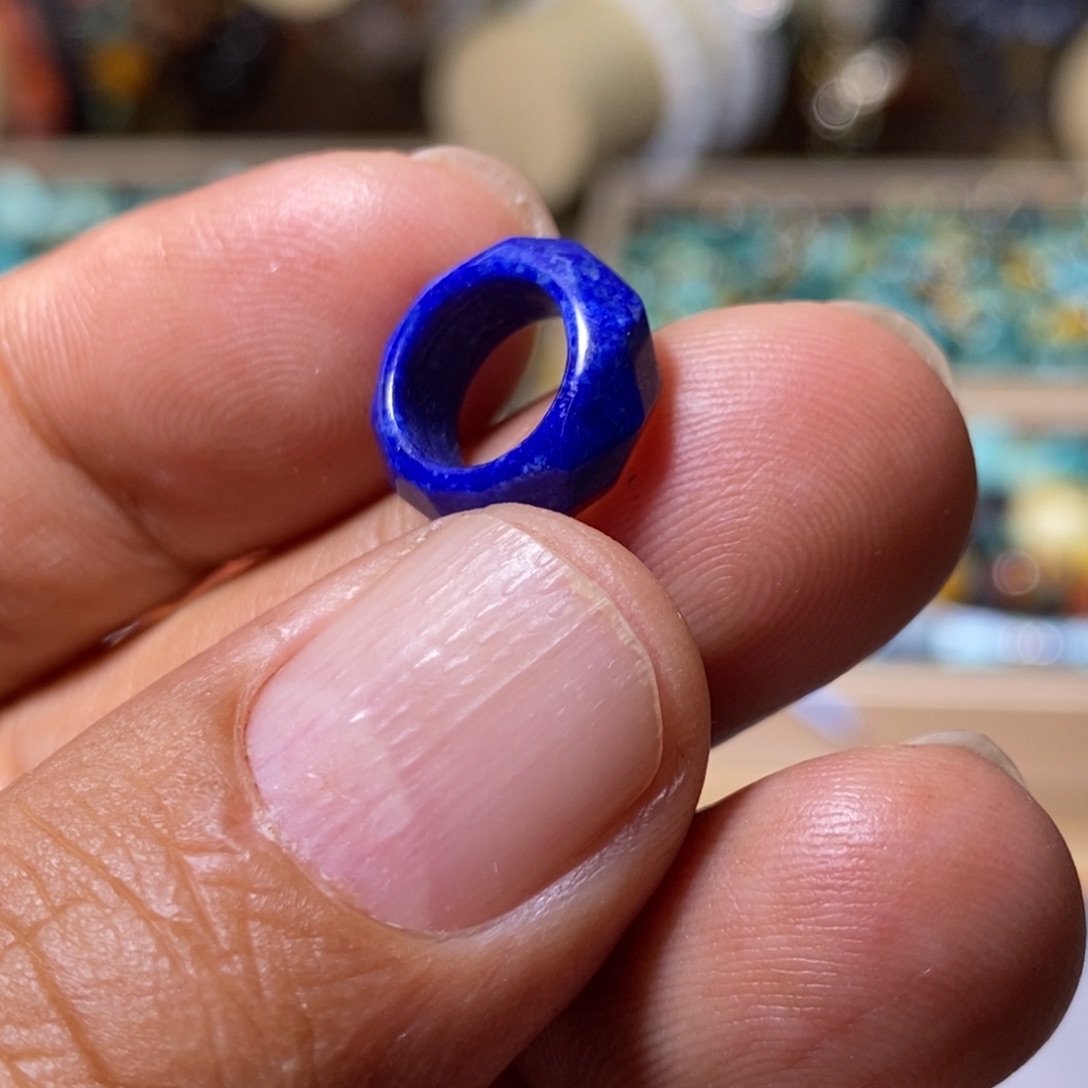 青金石未镶嵌配饰配饰