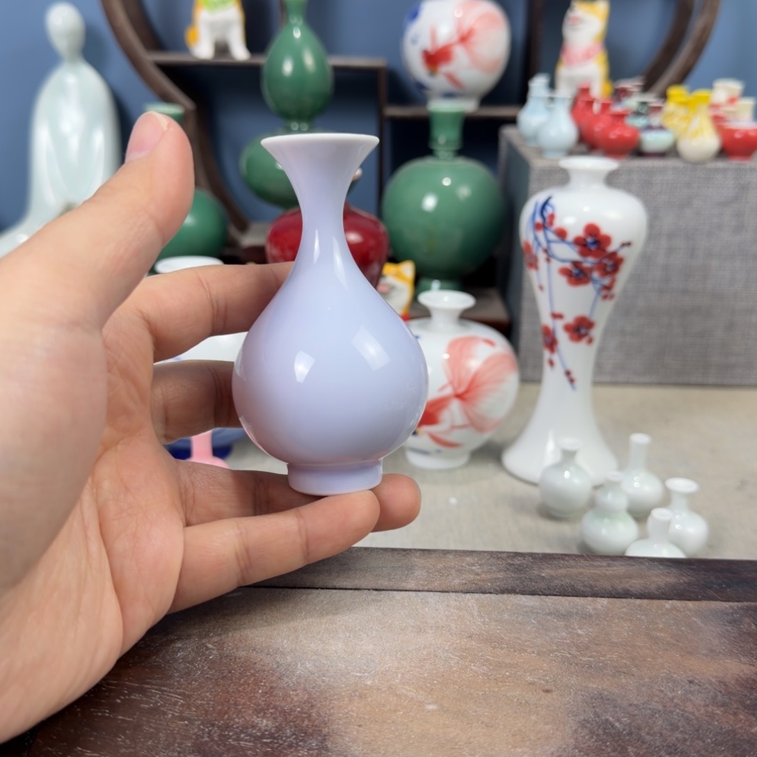 陶瓷手工小花器摆件